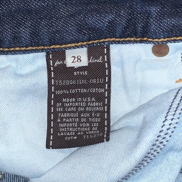 7 for all mankind man bootcut dark Wash stretch jeans size 28 - Picture 13 of 16